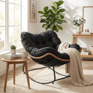 RockNest™ Modern Papasan Lounge Chair