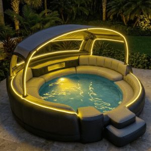 AquaLuxe™ LED Canopy Lounge Pool
