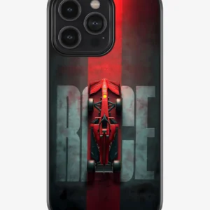 Red Formula Racing Car Premium Phone Cover Glass Case