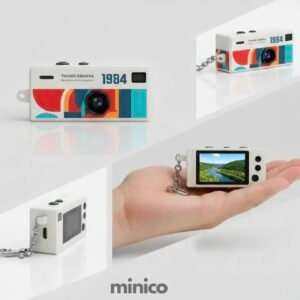 MiniVibe™ Retro Keychain Camera