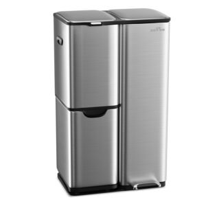 SortEase™ 60L 3-in-1 Recycling Bin