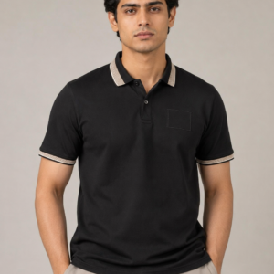 Black Badge Pique Lycra Polo