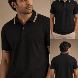 Black Badge Pique Lycra Polo