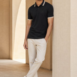 Black Badge Pique Lycra Polo