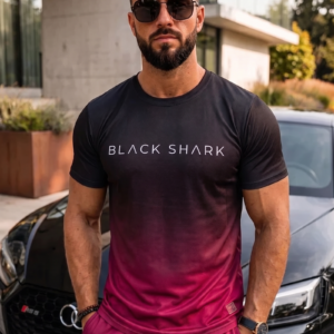 BlackShark™ Men’s Gradient Coord Set - Black Wine